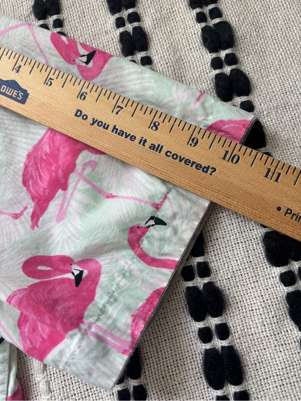Artistry in Motion Flamingo Print Button Up Slim Fit Shirt Tropical Pink XL - Picture 10 of 10